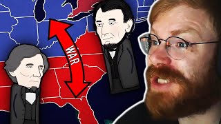 German Reacts to American Civil War! (Oversimplified)