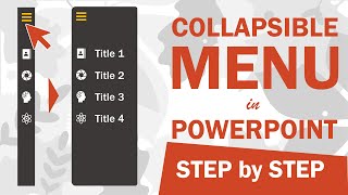 Create an INTERACTIVE MENU in PowerPoint that you can OPEN & CLOSE on click