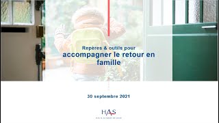 Webinaire | Protection de l’enfance : repères pour accompagner le retour en famille - 30/09/21