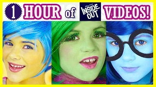 1 HOUR of INSIDE OUT! Makeup Tutorials, Challenges, Vlogs Compilation! Disney Pixar | KITTIESMAMA