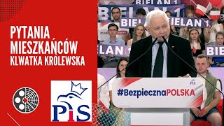 Jarosław Kaczyński: pytania mieszkańców - Klwatka Królewska