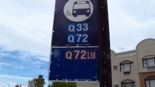 MTA Bus stop sign error: Q72 LTD
