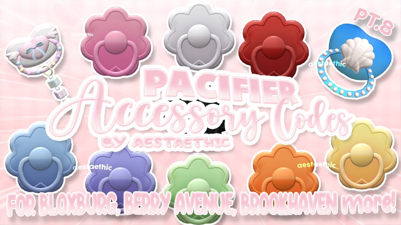 Pacifier Baby Toddler Codes PT.8! Berry Avenue Codes, Bloxburg ...