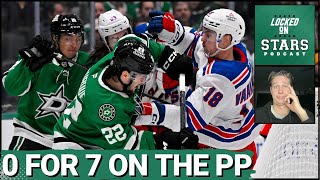 Power Play Woes Persist: Stars go 0 for 7 in 3-1 loss to the New York Rangers | Rempe Hit on Miro