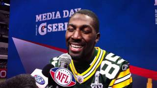 Greg Jennings Responds to His Madden  at Super Bowl Media Day