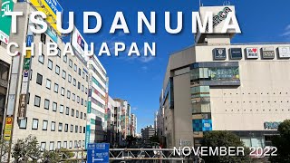 [4K]Walking around Tsudanuma in Chiba Japan, November 2022