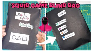 How To Make Squid Game Blind Bag / DIY Blind Bag with Paper / Mini Korean Games / Games with Paper🎮