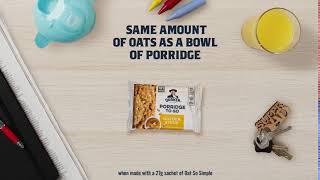 Have you already tried a Golden Syrup Quaker Porridge To Go?