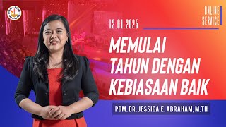 ONLINE SERVICE || Pdm. Dr. Jessica E. Abraham, M.Th || 12 Januari 2025