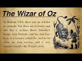 Improve your English 👍 A Very Interesting English Story | Level 1 | THE Wizard of Oz