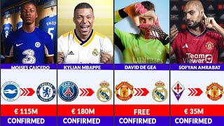 🚨 ALL CONFIRMED TRANSFER NEWS TODAY SUMMER 2023,DE GEA TO MADRID, CAICEDO TO CHELSEA, AMRABAT TO UNI