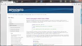 Perl Tutorial - How to use grep to return true or false