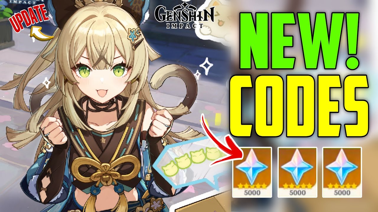 UPDATE! New⚠️GENSHIN IMPACT REDEEM CODES 2024 -GENSHIN IMPACT CODES ...