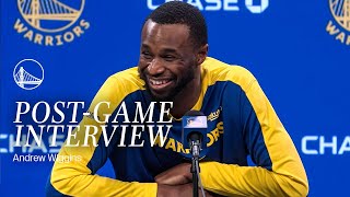 Andrew Wiggins Recaps Warriors Win vs Grizzlies | Jan. 4, 2025