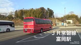 ＪＲ常磐線不通区間代行バス【海側】車窓