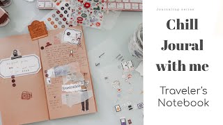 Journal with me in Traveler's Notebook