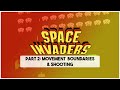 Creating Space Invaders in JavaScript, HTML & CSS  #2 - Boundaries and Shooting