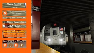 Myrtle Avenue Lines | (M) From Metropolitan Avenue - Middle Village To  Delancey Street/Essex Street