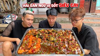 Hữu Bộ | Thử Thách Ăn Mâm Hải Sản Thập Cẩm Siêu Cay