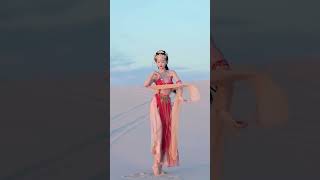 一眼千年 一梦敦煌A thousand years a dream Dunhuang  # exotic style # Dunhuang flying dance # Western dancer