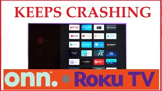 Fix ONN TV That Keeps CRASHING To The Selection Home Screen While Watching Apps Channel Onn.)