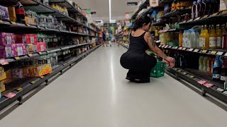 Basic Black Dress Try On Walk