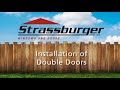 double doors installation procedure