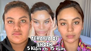 TERAPIA DE SHOCK PARA ADELGAZAR ROSTRO EN 15 MIN Esto es increible