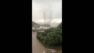 Waterspout Hits Pinamar Argentina   Jan 6 2021