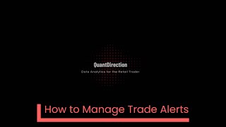 How to Manage Trade Alerts