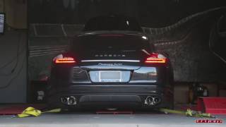 LOUD! 700HP Porsche Panamera Turbo Dyno Pull