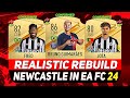 🏆NEWCASTLE REALISTIC REBUILD IN EA FC 24 CAREER MODE! ft. BRUNO GUIMARÃES, JOTA, FRED...etc