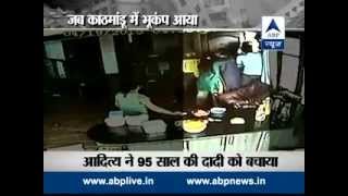 ABP LIVE: Nepal earthquake caught in CCTV camera