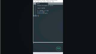 Learn Python Turtle: Drawing Rectangles made easy || @PurpleCode404 || #python #pythonprogramming