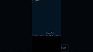 Code with a pet! πΎ #coding #vscode #code #shorts #pets