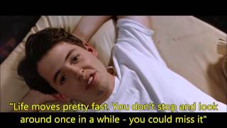 Ferris Bueller's Day Off - Life moves pretty fast