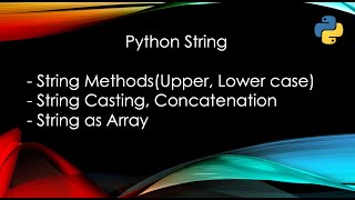 Python String (casting, methods, array, length) - PyCharm IDE - #python #pycharm #coding #debugging