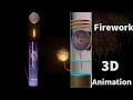 HOW THE AERIAL SHELL FIREWORKS WORK? || PROFESSIONAL FIREWORKS | 3D ANIMATION || LEARN FROM THE BASE