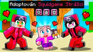 Adoptovali mě SQUIDGAME STRÁŽCI v Minecraft!