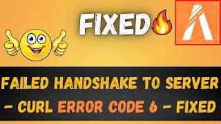 failed handshake to server CURL error Code 6 FIXED How to fix FiveM CURL error code 6 2021