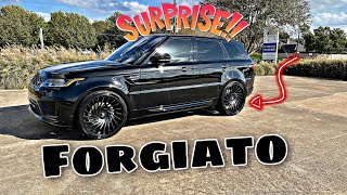 Surprised my wife with Forgiato's for her 2021 RANGE ROVER