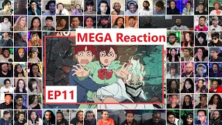 [80+ Reactors] DanDaDan Episode 11 MEGA Reaction Mashup | Dan da dan Episode 11 MEGA Reaction Mashup