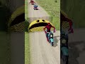 Funny Cars & Motorcycles Jump Over Giant Pac-Man in Giant Pit