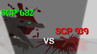 scp 682 vs scp 939 | stick nodes animations