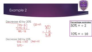 362 Percentage increase and decrease - No calculator