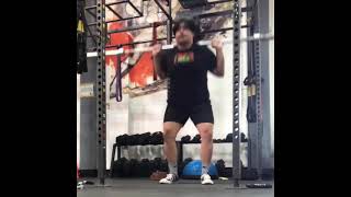failing a squat PR then going home and contemplating existence (contemplating not in video)