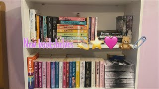 *NEW* Bookshelves 📚⭐️🩷| and tbr talk