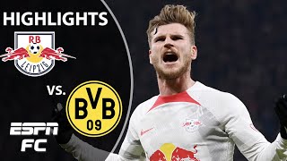 Timo Werner sends RB Leipzig PAST Borussia Dortmund! | German Cup Highlights | ESPN FC