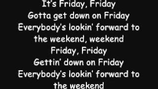 Rebecca Black - Friday (Lyrics)