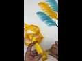 DIY Satin Ribbon Reed Flowers / Ribbon Craft / Flowers making out of Ribbon / Ribbon flowers #shorts